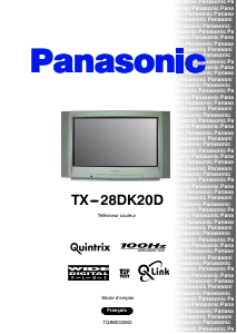 Mode d’emploi Panasonic TX-28DK20D Téléviseur