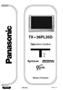 Bedienungsanleitung Panasonic TX-36PL35D Fernseher