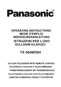 Mode d’emploi Panasonic TX-50AW304 Téléviseur LED