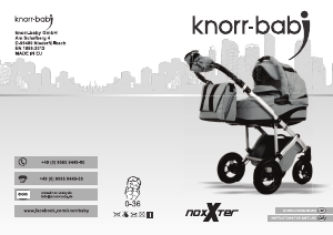 Bedienungsanleitung Knorr-baby Noxxter Kinderwagen