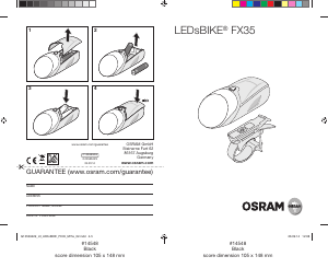 Mode d’emploi Osram FX35 Éclairage vélo