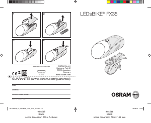 मैनुअल Osram FX35 साइकिल लाइट