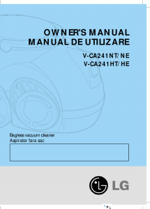 Manual LG V-CA241HE Vacuum Cleaner