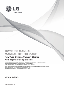 Manual LG VC3020NHTU Aspirator