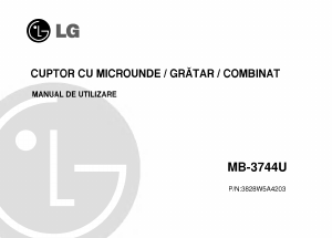 Manual LG MB-3744U Cuptor cu microunde