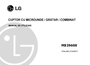 Manual LG MB3944W Cuptor cu microunde
