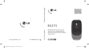 Manual LG KG375 Mobile Phone