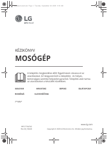 Manual LG F4WN609S2T Mașină de spălat