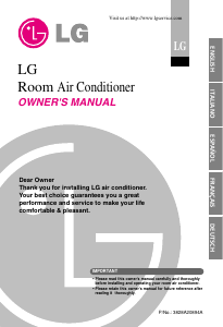 Manual LG ASNH2465GM0 Air Conditioner