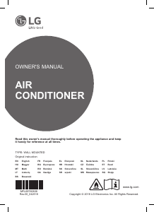 Manual LG AC18SQ Air Conditioner