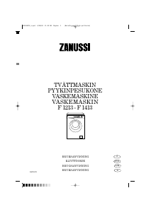 Bruksanvisning Zanussi F 1213 Vaskemaskin