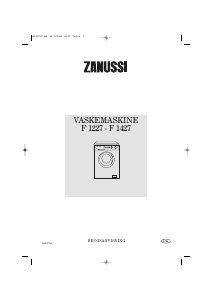 Brugsanvisning Zanussi F 1427 Vaskemaskine