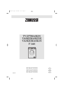 Bruksanvisning Zanussi F 1446 Tvättmaskin