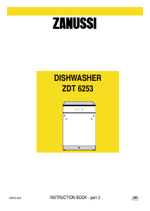 Handleiding Zanussi ZDT6253 Vaatwasser