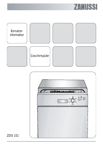 Bedienungsanleitung Zanussi ZDIS101W Geschirrspüler