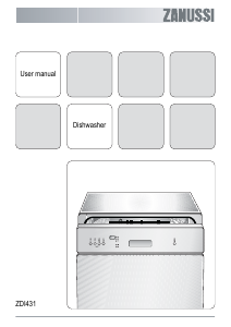 Bruksanvisning Zanussi ZDI431X Diskmaskin