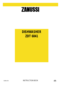 Handleiding Zanussi ZDT6041 Vaatwasser