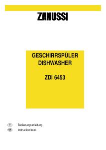 Handleiding Zanussi ZDI6453N Vaatwasser