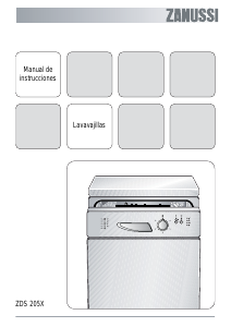 Manual de uso Zanussi ZDS205X Lavavajillas