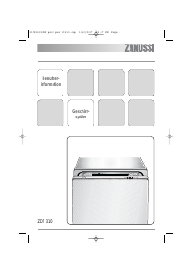 Bedienungsanleitung Zanussi ZDT310 Geschirrspüler