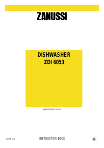 Bruksanvisning Zanussi ZDI6053N Diskmaskin
