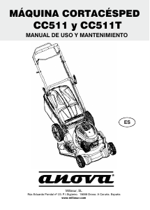 Manual Anova CC511 Corta-relvas