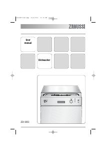 Handleiding Zanussi ZDI6053W Vaatwasser