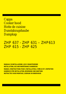 Manual Zanussi ZHP615N Cooker Hood