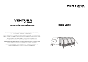 Brugsanvisning Ventura Basic Large Fortelt