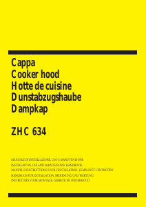 Manual Zanussi ZHC634X Cooker Hood
