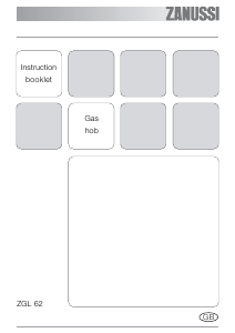 Handleiding Zanussi ZGL62IW Kookplaat