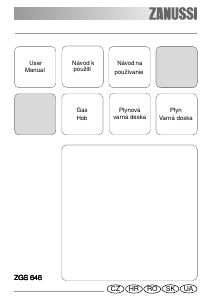 Manuál Zanussi ZGS646ITX Varná deska