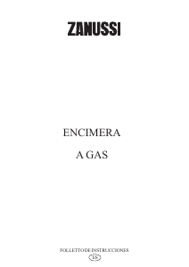 Manual de uso Zanussi ZGG645IN Placa