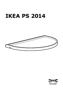 Manual IKEA PS 2014 Prateleira