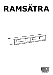 Manual IKEA RAMSATRA Poliţă