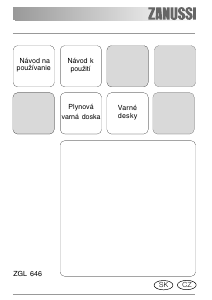 Manuál Zanussi ZGL646ITNC Varná deska