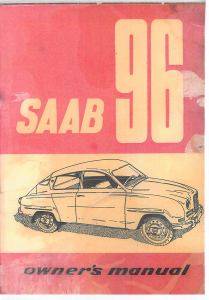 Handleiding Saab 96 (1960)