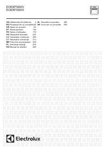 Mode d’emploi Electrolux EOE8P39WX Four