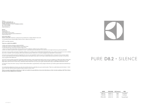 Kullanım kılavuzu Electrolux PD82-ALRGT Pure D8.2 Silence Elektrikli süpürge