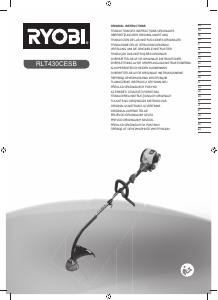 Manual de uso Ryobi RLT430CESB Cortabordes