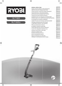Manual Ryobi RLT1825Li Aparador de relva