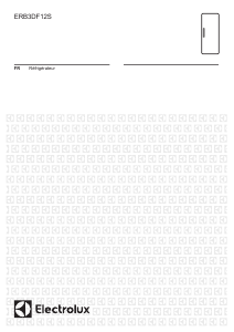 Mode d’emploi Electrolux ERB3DF12S Réfrigérateur