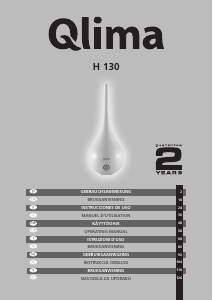 Manual Qlima H130 Humidifier