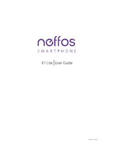 Manual Neffos X1 Lite Mobile Phone