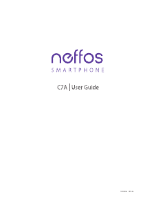 Manual Neffos C7A Mobile Phone