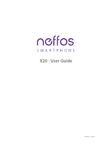 Manual Neffos X20 Mobile Phone
