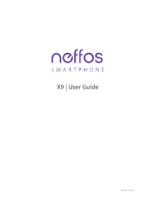 Manual Neffos X9 Mobile Phone
