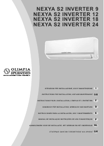 Bedienungsanleitung Olimpia Splendid Nexya S2 18 Klimagerät