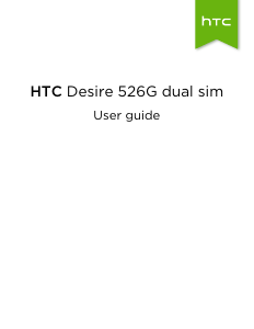 Handleiding HTC Desire 526G Mobiele telefoon