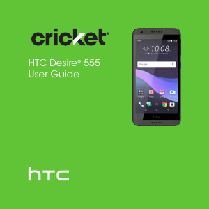 Bruksanvisning HTC Desire 555 (Cricket) Mobiltelefon